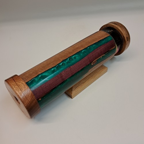 Click to view detail for SC-075 Exotic Hardwood Kaleidoscope $168